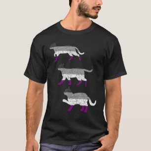 Camiseta Pet Ace Pride Cat Queer Lgbtqia Igualdade Asexual