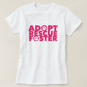 Camiseta Pet Adotar Foster De Emergência