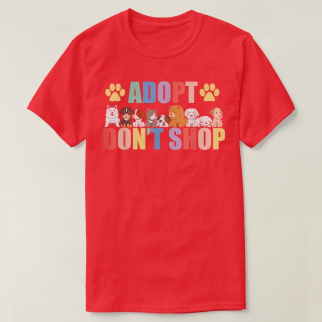 Camiseta Pet Adotion Animal Adotion D (Frente do Design)