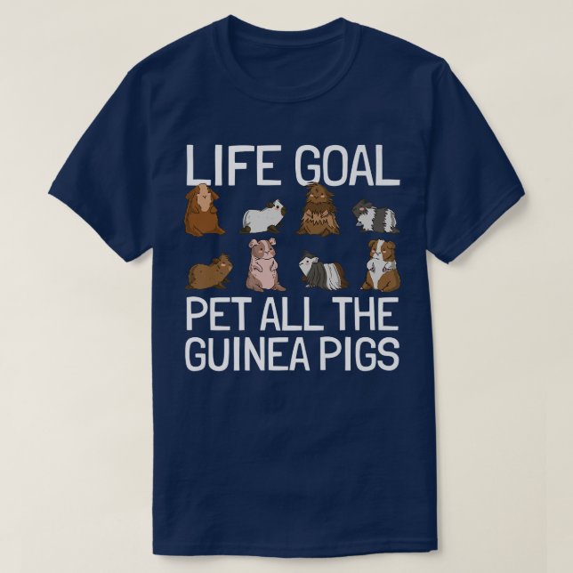 Camiseta Pet All Guiné Pigs (Frente do Design)