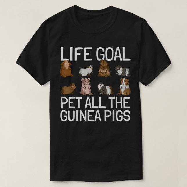 Camiseta Pet All Guiné Pigs (Frente do Design)