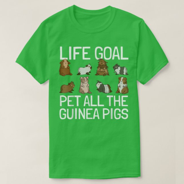 Camiseta Pet All Guinea Pigs  (Frente do Design)
