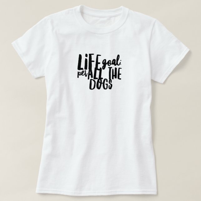 Camiseta Pet ALL the Dogs Basic T-Shirt (Frente do Design)