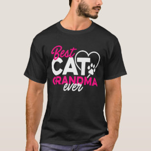 Camiseta Pet Animal de Gato da Avó e Gato do Mundo