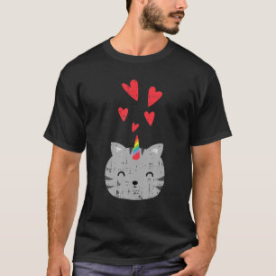 Camiseta Pet Animal Hall, Gatinho Mágico de Coração do U