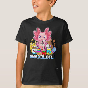 Camiseta Pet Axolotl - Snaxolotl - Snacks Cutos, Kawai Engr