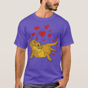 Camiseta Pet Bearded Dragon Lover Proprietário do réptil Pe