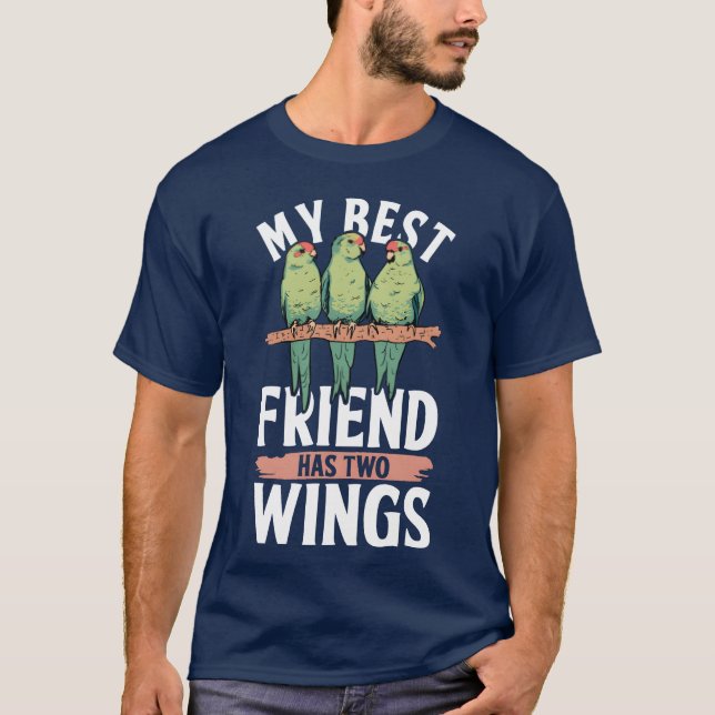 Camiseta Pet Bird, um amigo de pássaros (Frente)