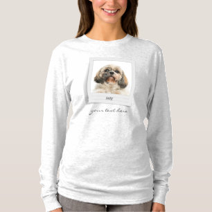Camiseta Pet Birthday Photo Holiday Personalised Dog Mãe