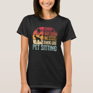 Camiseta Pet Care Pet Watcher pet sitter retro pet sitter