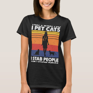 Camiseta Pet Cats Eu Faço Pessoas E Sei Coisas Do Cat Lov