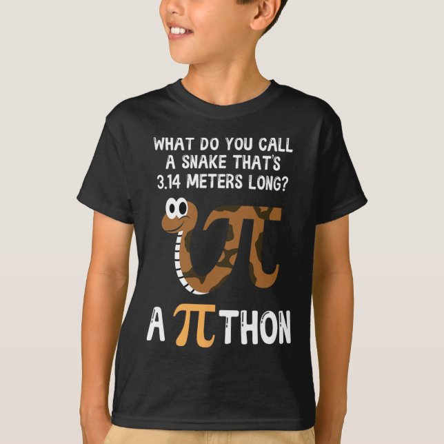 Camiseta Pet Cobra Math Pi Day Python (Frente)