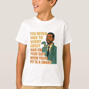 Camiseta Pet Cobra sem par, sem roupa engraçada