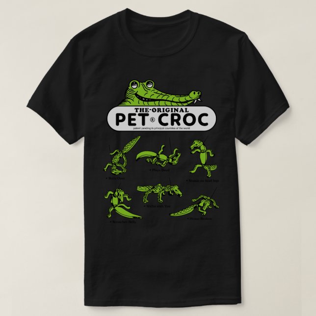 Camiseta Pet Croc Walk Foam Toy Light (Frente do Design)