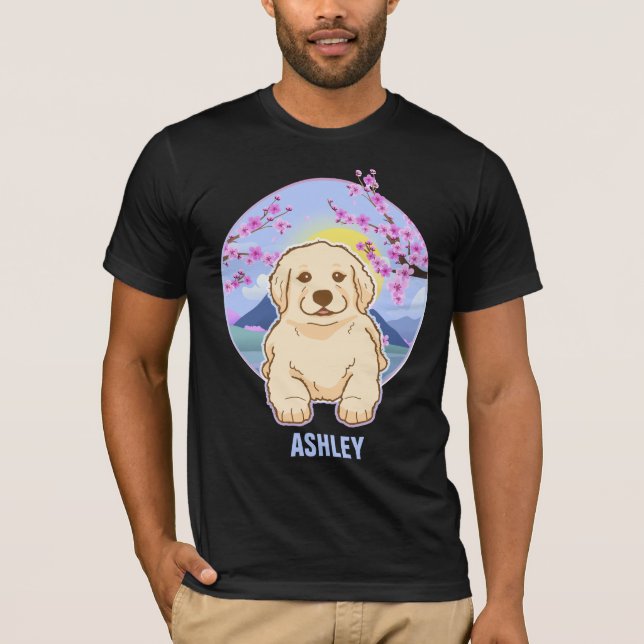 Camiseta Pet de cachorro-dotado de Gpresente de Gota Kawaii (Frente)
