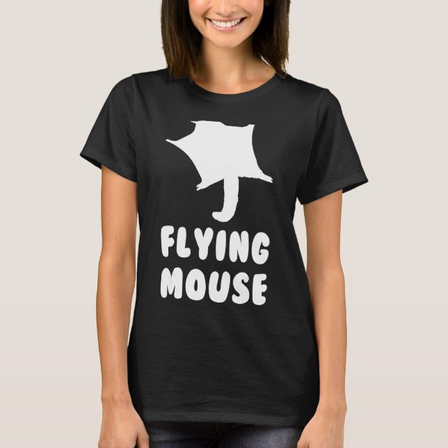 Camiseta Pet de Cama de Açúcar de Rato Voador (Frente)