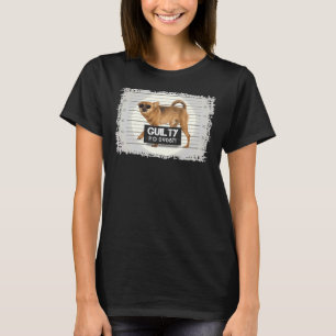 Camiseta Pet de ladrão de lagoas de Chihuahua adorável