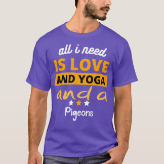 Camiseta Pet Design Tudo O Que Preciso É De Amor E Yoga E U