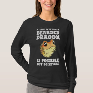 Camiseta Pet Do Dragão Lizard Reptile Gecko, Um Dragão De A