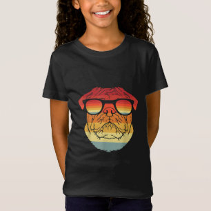 Camiseta Pet Dogs Do Proprietário Do Pug Da Retro Vintage