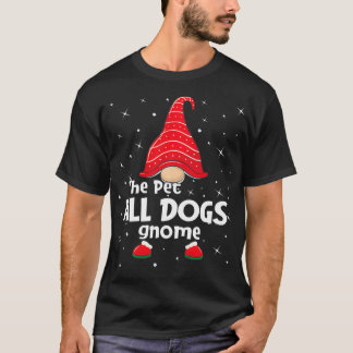 Camiseta Pet Dogs Gnome Family Matching Christmas Funny Gif