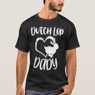 Camiseta Pet Dutch Lop Dady Rabbit Proprietário Padre Men B