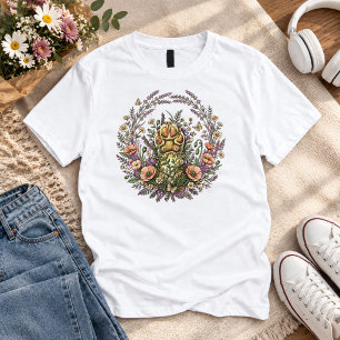Camiseta Pet Floral Jardim Secreto Paw