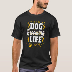 Camiseta Pet Groomer Furologista Emocionante Puppy Puppy Ar