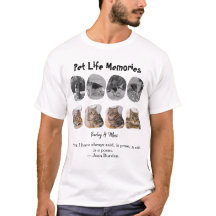 Pet Life Memories 8 Photo Collage Tribute Template