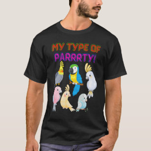 Camiseta Pet Love for bird My type