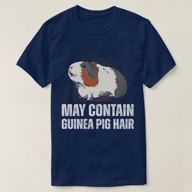 Camiseta Pet Lover Cute Furry Potato May Contain Guinea Pig (Frente do Design)
