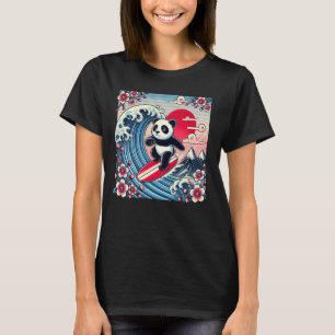 Camiseta Pet Lover Flower Sunset Japonês Wave Art Surfing