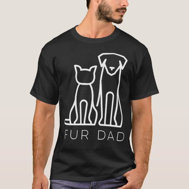 Camiseta Pet Lover Pai Cachorro Pai Marido Engraçado Pai En (Frente)