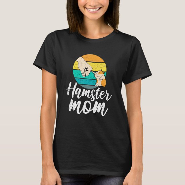 Camiseta Pet Mãe Hamster - Dia de as mães (Frente)