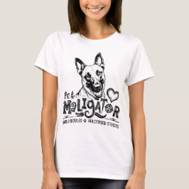 Camiseta Pet Maligator Pastor Belga Malinois