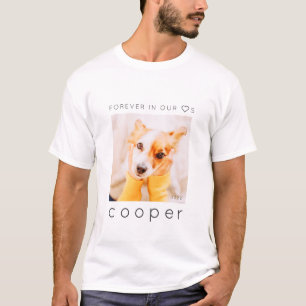 Camiseta Pet Memorial Forever em nossos Corações Foto Sim