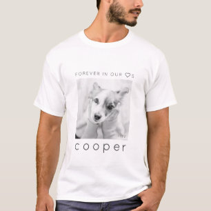 Camiseta Pet Memorial Forever em nossos Corações Foto Sim