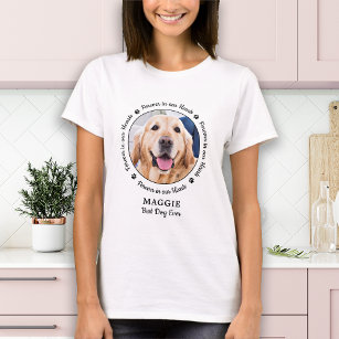 Camiseta Pet Memorial Pet Perde Foto Personalizada de Cão