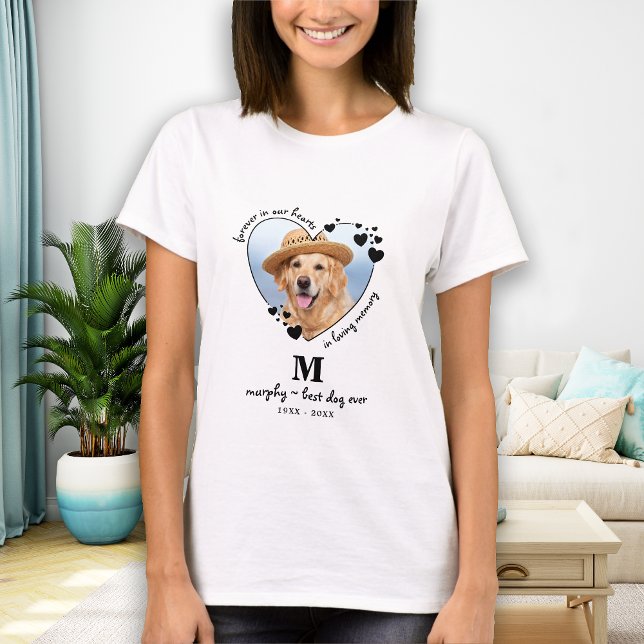 Camiseta Pet Memorial Pet Perde Guarda Foto Personalizada d (Criador carregado)