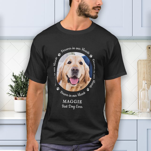 Camiseta Pet Memorial Pet Perde Perda Keepsasaame Foto Pers (Criador carregado)