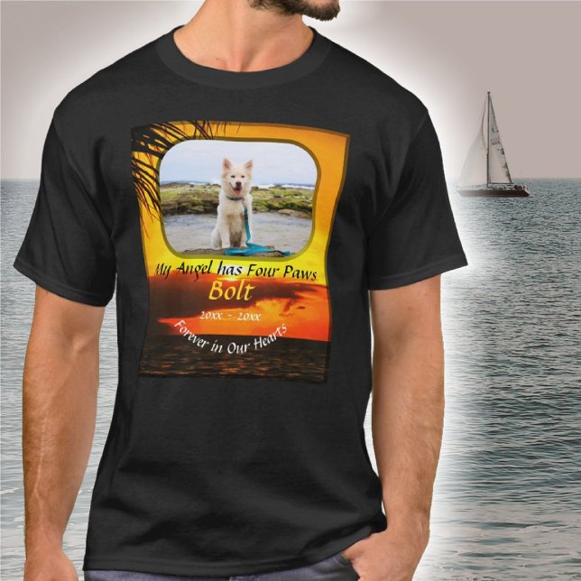 Camiseta Pet Memorial Sunset 2441 (Criador carregado)