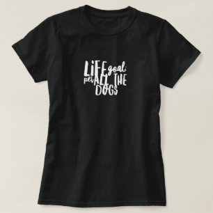 Camiseta Pet o t-shirt básico de TODAS AS mulheres dos cã