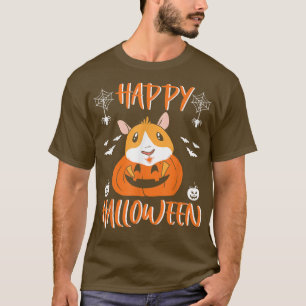 Camiseta Pet Owner Guiné Pigs Happy Halloween Cute Animal