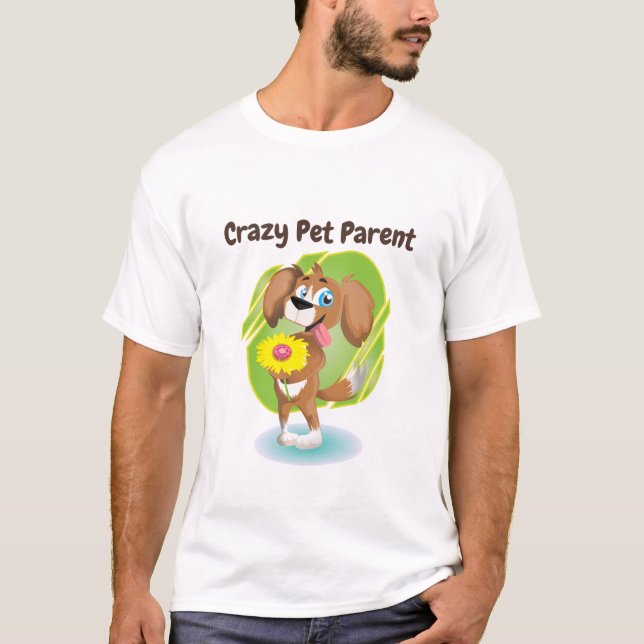 Camiseta Pet Parent Louco (Frente)