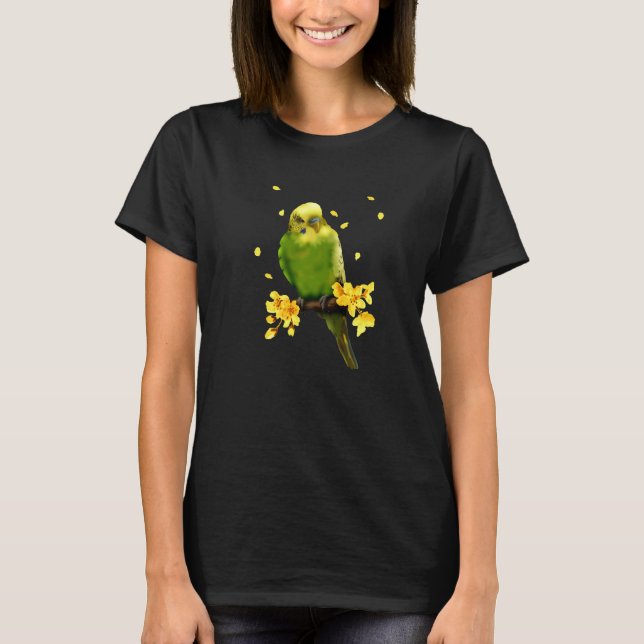 Camiseta Pet Parrot Parakeet Bird Welli (Frente)