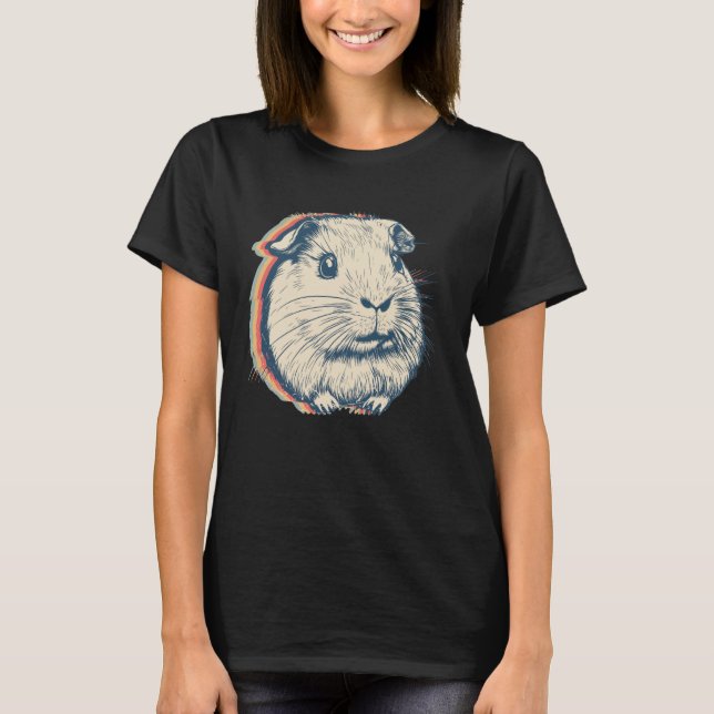 Camiseta Pet Pet Retro Line Art (Frente)