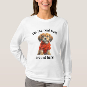 Camiseta Pet Photo Boss Dog Personalizado