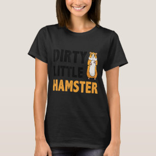 Camiseta Pet Proprietário de Pet de Hamster Sujo Ro