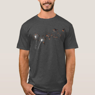 Camiseta Pet Proprietário do Cão Cão Proprietário Dandelion