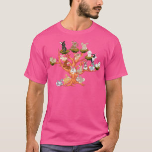 Camiseta Pet Rabbit Lover Natureza Floresta Árvore Animal C